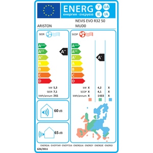 Aer conditionat ARISTON Nevis Evo, 1800BTU, A+++/A++, Wi-Fi, Functie Incalzire, Inverter, alb Aer conditionat ARISTON Nevis Evo, 1800BTU, A+++/A++, Wi-Fi, Functie Incalzire, Inverter, alb