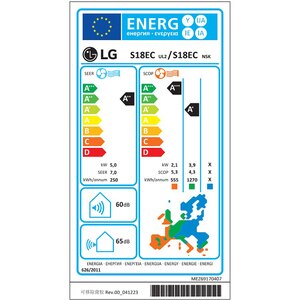 Aer conditionat LG Dualcool AI Special S18EC, 18000 BTU, A++/A+, Inverter, Wi-Fi, alb Aer conditionat LG Dualcool AI Special S18EC, 18000 BTU, A++/A+, Inverter, Wi-Fi, alb