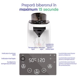 Aparat multifunctional preparare lapte EASYCARE EASY00246, 2l, 550W, alb-negru Aparat multifunctional preparare lapte EASYCARE EASY00246, 2l, 550W, alb-negru