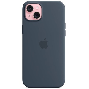 Husa telefon APPLE iPhone 15 Plus Silicone Case cu MagSafe - Storm Blue, MT123ZM/A Husa telefon APPLE iPhone 15 Plus Silicone Case cu MagSafe - Storm Blue, MT123ZM/A