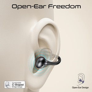 Casti PROMATE AirClip-Pro, True wireless, Bluetooth, Open-ear, Microfon, negru Casti PROMATE AirClip-Pro, True wireless, Bluetooth, Open-ear, Microfon, negru