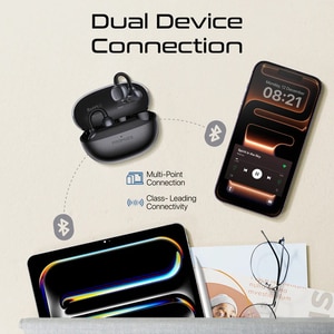 Casti PROMATE AirClip-Pro, True wireless, Bluetooth, Open-ear, Microfon, negru Casti PROMATE AirClip-Pro, True wireless, Bluetooth, Open-ear, Microfon, negru