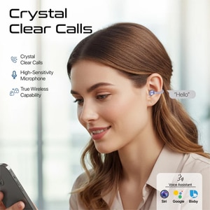 Casti PROMATE AirClip-Pro, True wireless, Bluetooth, Open-ear, Microfon, violet Casti PROMATE AirClip-Pro, True wireless, Bluetooth, Open-ear, Microfon, violet