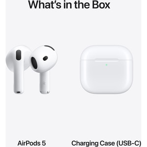 Casti APPLE AirPods 5, True Wireless, Bluetooth, In-Ear, Microfon, Noise Cancelling, Carcasa Incarcare USB-C, alb Casti APPLE AirPods 5, True Wireless, Bluetooth, In-Ear, Microfon, Noise Cancelling, Carcasa Incarcare USB-C, alb