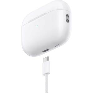 Casti APPLE AirPods Pro (gen.2), True Wireless, Bluetooth, In-Ear, Microfon, Noise Cancelling, Conector USB-C, alb Casti APPLE AirPods Pro (gen.2), True Wireless, Bluetooth, In-Ear, Microfon, Noise Cancelling, Conector USB-C, alb