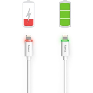 Cablu date HAMA 173619, USB-A - Lightning, 1m, alb Cablu date HAMA 173619, USB-A - Lightning, 1m, alb