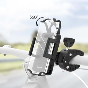Suport telefon pentru bicicleta HAMA 201514, negru Suport telefon pentru bicicleta HAMA 201514, negru