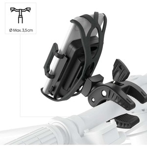 Suport telefon pentru bicicleta HAMA 201514, negru Suport telefon pentru bicicleta HAMA 201514, negru