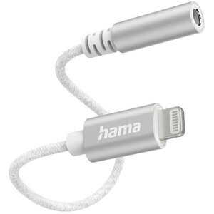 Adaptor audio HAMA 201523, Lightning - Jack 3.5mm, alb Adaptor audio HAMA 201523, Lightning - Jack 3.5mm, alb