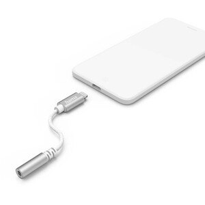 Adaptor audio HAMA 201523, Lightning - Jack 3.5mm, alb Adaptor audio HAMA 201523, Lightning - Jack 3.5mm, alb