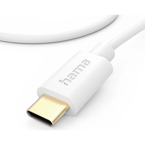 Cablu date HAMA 201590, USB-C - USB-C, 1 m, alb Cablu date HAMA 201590, USB-C - USB-C, 1 m, alb