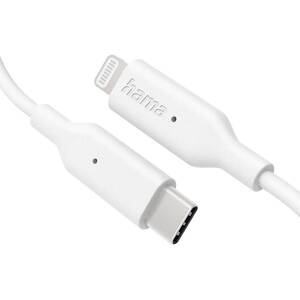 Cablu date HAMA 201598, USB-C - Lightning, 1m, alb Cablu date HAMA 201598, USB-C - Lightning, 1m, alb