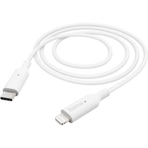 Cablu date HAMA 201598, USB-C - Lightning, 1m, alb Cablu date HAMA 201598, USB-C - Lightning, 1m, alb
