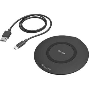 Incarcator wireless HAMA QI-FC15 Metal 201687, universal, QI, 15W, negru Incarcator wireless HAMA QI-FC15 Metal 201687, universal, QI, 15W, negru