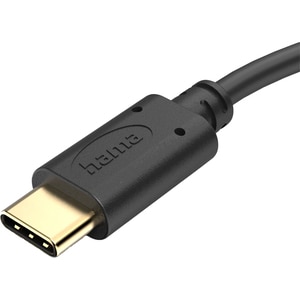 Cablu date HAMA 201706, USB-C - USB-C, 0.5 m, negru Cablu date HAMA 201706, USB-C - USB-C, 0.5 m, negru