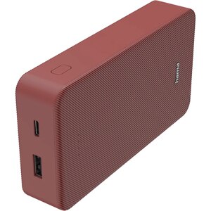 Baterie externa HAMA Colour 20 201717, 20000mAh, 1xUSB-C, 1xUSB-A, rosu Baterie externa HAMA Colour 20 201717, 20000mAh, 1xUSB-C, 1xUSB-A, rosu