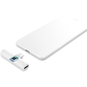 Adaptor audio HAMA 201723, Jack 3.5 mm - USB-C, alb Adaptor audio HAMA 201723, Jack 3.5 mm - USB-C, alb