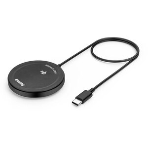 Incarcator wireless HAMA Qi2 201725, universal, 15W, MagSafe, Qi, negru Incarcator wireless HAMA Qi2 201725, universal, 15W, MagSafe, Qi, negru