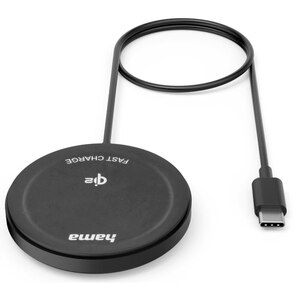 Incarcator wireless HAMA Qi2 201725, universal, 15W, MagSafe, Qi, negru Incarcator wireless HAMA Qi2 201725, universal, 15W, MagSafe, Qi, negru