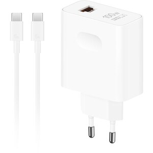 Incarcator retea HUAWEI 55037865, 1x USB-A, 1x USB-C, 100W, alb Incarcator retea HUAWEI 55037865, 1x USB-A, 1x USB-C, 100W, alb