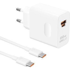 Incarcator retea HUAWEI 55037871, 1x USB-A, 1x USB-C, 66W, alb Incarcator retea HUAWEI 55037871, 1x USB-A, 1x USB-C, 66W, alb
