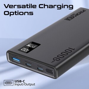 Baterie externa PROMATE Bolt-10PD, 10000mAh, 2xUSB-C, 1xUSB-A, negru Baterie externa PROMATE Bolt-10PD, 10000mAh, 2xUSB-C, 1xUSB-A, negru