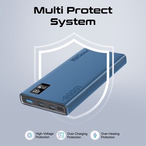 Baterie externa PROMATE Bolt-10PD, 10000mAh, 2xUSB-C, 1xUSB-A, albastru Baterie externa PROMATE Bolt-10PD, 10000mAh, 2xUSB-C, 1xUSB-A, albastru