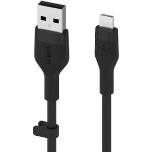 Cablu date BELKIN CAA008bt3MBK, USB-A - Lightning, 3m, negru Cablu date BELKIN CAA008bt3MBK, USB-A - Lightning, 3m, negru
