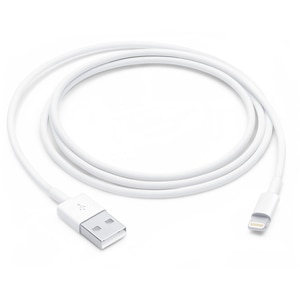 Cablu date APPLE MUQW3ZM/A, Lightning - USB-A, 1m, alb Cablu date APPLE MUQW3ZM/A, Lightning - USB-A, 1m, alb