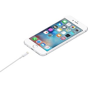 Cablu date APPLE MUQW3ZM/A, Lightning - USB-A, 1m, alb Cablu date APPLE MUQW3ZM/A, Lightning - USB-A, 1m, alb