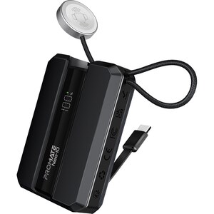 Baterie externa PROMATE Neo-10, 10000mAh, Incarcare Apple Watch 2.5W, 1x USB-C Power Delivery (PD) 30W, negru Baterie externa PROMATE Neo-10, 10000mAh, Incarcare Apple Watch 2.5W, 1x USB-C Power Delivery (PD) 30W, negru