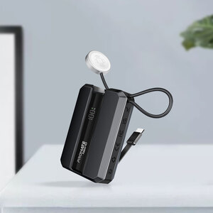 Baterie externa PROMATE Neo-10, 10000mAh, Incarcare Apple Watch 2.5W, 1x USB-C Power Delivery (PD) 30W, negru Baterie externa PROMATE Neo-10, 10000mAh, Incarcare Apple Watch 2.5W, 1x USB-C Power Delivery (PD) 30W, negru
