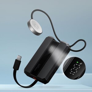 Baterie externa PROMATE Neo-10, 10000mAh, Incarcare Apple Watch 2.5W, 1x USB-C Power Delivery (PD) 30W, negru Baterie externa PROMATE Neo-10, 10000mAh, Incarcare Apple Watch 2.5W, 1x USB-C Power Delivery (PD) 30W, negru
