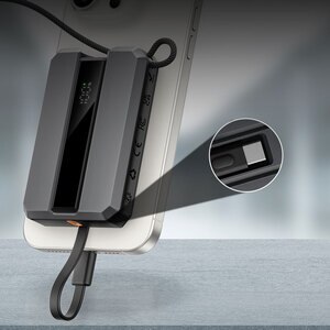 Baterie externa PROMATE Neo-10, 10000mAh, Incarcare Apple Watch 2.5W, 1x USB-C Power Delivery (PD) 30W, gri Baterie externa PROMATE Neo-10, 10000mAh, Incarcare Apple Watch 2.5W, 1x USB-C Power Delivery (PD) 30W, gri