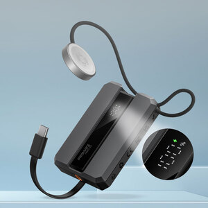 Baterie externa PROMATE Neo-10, 10000mAh, Incarcare Apple Watch 2.5W, 1x USB-C Power Delivery (PD) 30W, gri Baterie externa PROMATE Neo-10, 10000mAh, Incarcare Apple Watch 2.5W, 1x USB-C Power Delivery (PD) 30W, gri