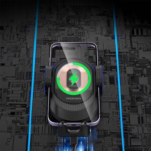 Suport auto cu incarcare wireless PROMATE PowerMount-2, parbriz/ventilatie, 15W, negru Suport auto cu incarcare wireless PROMATE PowerMount-2, parbriz/ventilatie, 15W, negru