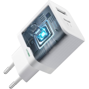 Incarcator retea OPPO Supervooc, 1x USB-A, 1x USB-C, 33W, alb Incarcator retea OPPO Supervooc, 1x USB-A, 1x USB-C, 33W, alb