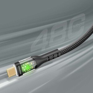 Cablu date PROMATE TransLine-CC, USB-C - USB-C, 60W, 1.2m, negru Cablu date PROMATE TransLine-CC, USB-C - USB-C, 60W, 1.2m, negru