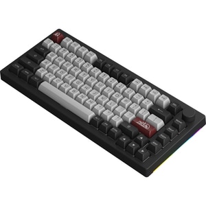 Tastatura Gaming Wireless mecanica AKKO Dracula Castle 5075B Plus, Bluetooth, USB, Layout US, negru Tastatura Gaming Wireless mecanica AKKO Dracula Castle 5075B Plus, Bluetooth, USB, Layout US, negru