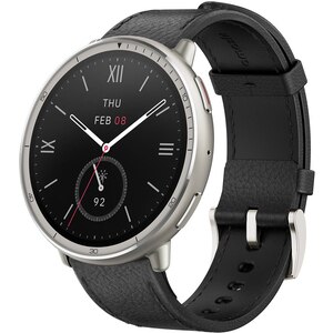Smartwatch AMAZFIT Active 2, GPS, Android/iOS, Black Leather Smartwatch AMAZFIT Active 2, GPS, Android/iOS, Black Leather