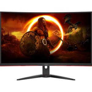 Monitor Gaming curbat LED VA AOC C32G2ZE/BK, 31.5" Full HD, 240Hz, FreeSync Premium, Flicker Free, negru Monitor Gaming curbat LED VA AOC C32G2ZE/BK, 31.5" Full HD, 240Hz, FreeSync Premium, Flicker Free, negru