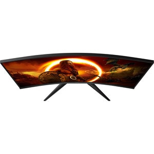 Monitor Gaming curbat LED VA AOC C32G2ZE/BK, 31.5" Full HD, 240Hz, FreeSync Premium, Flicker Free, negru Monitor Gaming curbat LED VA AOC C32G2ZE/BK, 31.5" Full HD, 240Hz, FreeSync Premium, Flicker Free, negru