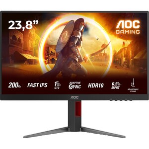 Monitor Gaming WLED FAST IPS AOC 24G4HA, 23.8", Full HD, 200Hz, HDR10, Adaptive Sync, boxe, pivot, negru Monitor Gaming WLED FAST IPS AOC 24G4HA, 23.8", Full HD, 200Hz, HDR10, Adaptive Sync, boxe, pivot, negru