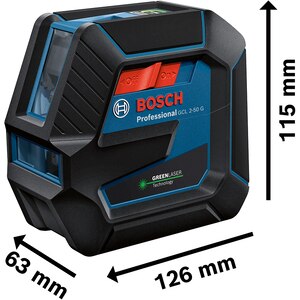 Nivela laser BOSCH PROFESSIONAL GCL 2-50 G, raza 50m, albastru Nivela laser BOSCH PROFESSIONAL GCL 2-50 G, raza 50m, albastru