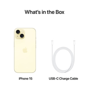 Telefon APPLE iPhone 15 5G, 128GB, Yellow Telefon APPLE iPhone 15 5G, 128GB, Yellow