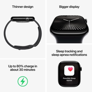 APPLE Watch 10, GPS + Cellular, 46mm Titanium Case, Natural Milanese Loop - M/L APPLE Watch 10, GPS + Cellular, 46mm Titanium Case, Natural Milanese Loop - M/L