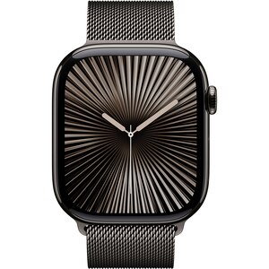 APPLE Watch 10, GPS + Cellular, 46mm Titanium Case, Slate Milanese Loop- S/M APPLE Watch 10, GPS + Cellular, 46mm Titanium Case, Slate Milanese Loop- S/M