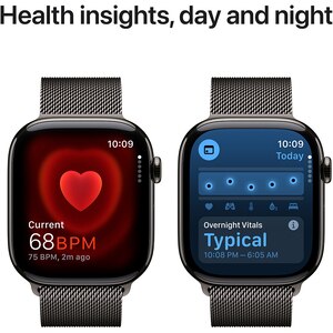 APPLE Watch 10, GPS + Cellular, 46mm Titanium Case, Slate Milanese Loop- S/M APPLE Watch 10, GPS + Cellular, 46mm Titanium Case, Slate Milanese Loop- S/M