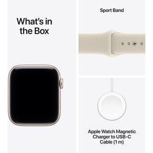 Apple Watch SE 3, GPS, 40mm, Starlight Aluminium Case, Sand Sport Band - M/L Apple Watch SE 3, GPS, 40mm, Starlight Aluminium Case, Sand Sport Band - M/L