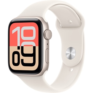 Apple Watch SE 3, GPS, 40 mm, Starlight Aluminium Case, Starlight Sport Band - M/L Apple Watch SE 3, GPS, 40 mm, Starlight Aluminium Case, Starlight Sport Band - M/L